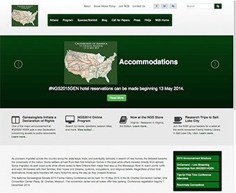 NGS 2014 Conference Website