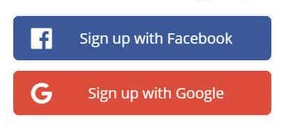 Single sign On Google and Facebook