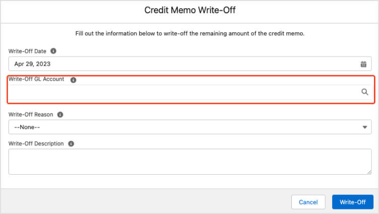 Credit Memo Enhancements