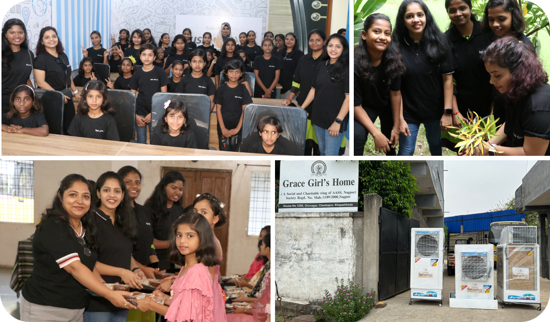 Aiding Children At Grace Girls Home In India