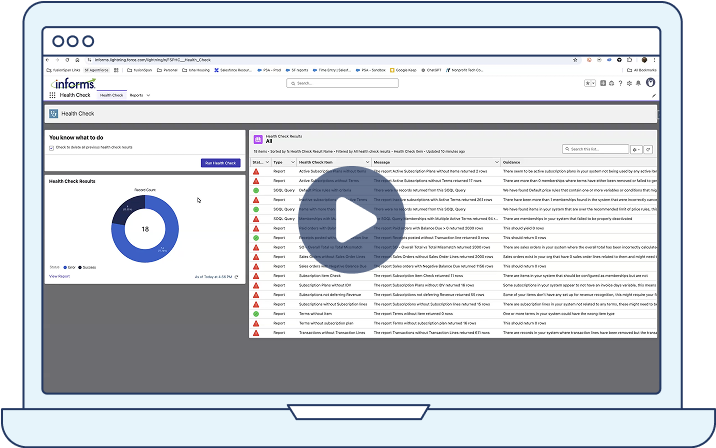 Fonteva HealthCheck Quick Start