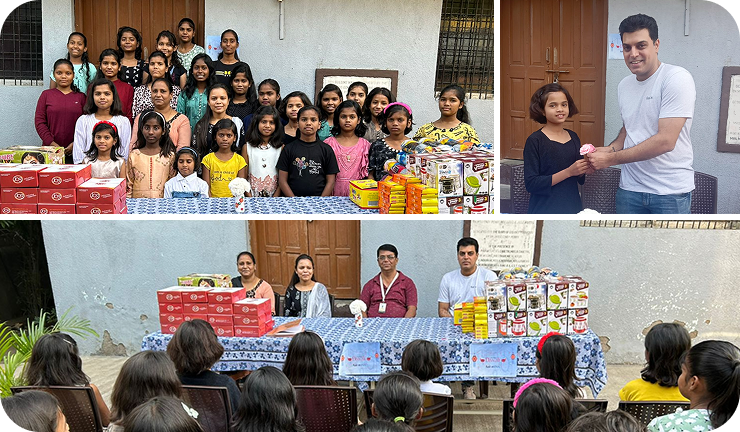 Diwali Celebration in Grace Girls Hostel